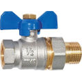 Brass Forged Full Bore Ball Valve with Butterfly Handle (a. 7014)